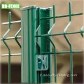 Fence a maglie di filo saldato curvo per la pubblicità del giardino